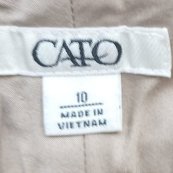 NWT CATO Khaki Sportswear Capri Pants, Sz 10 Ideal for Spring & Summer - Picture 3 of 4